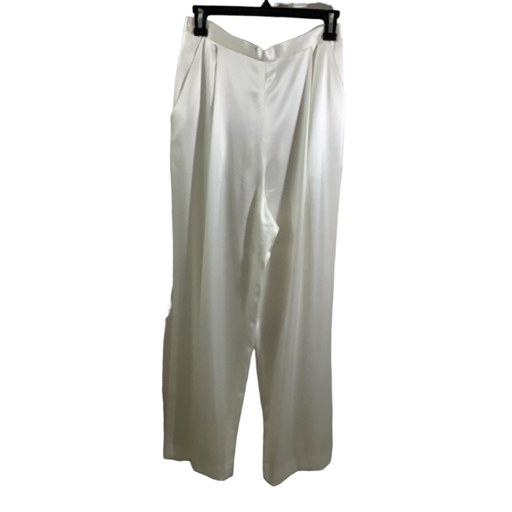 Badgley Mischka Satin Pants Wide Leg